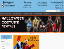 Tablet Screenshot of costume.com